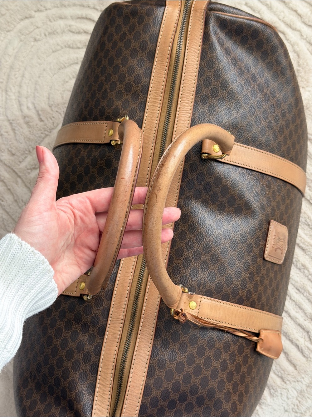 Celine Macadam Boston 40 Large Bag - Picture 5 of 16